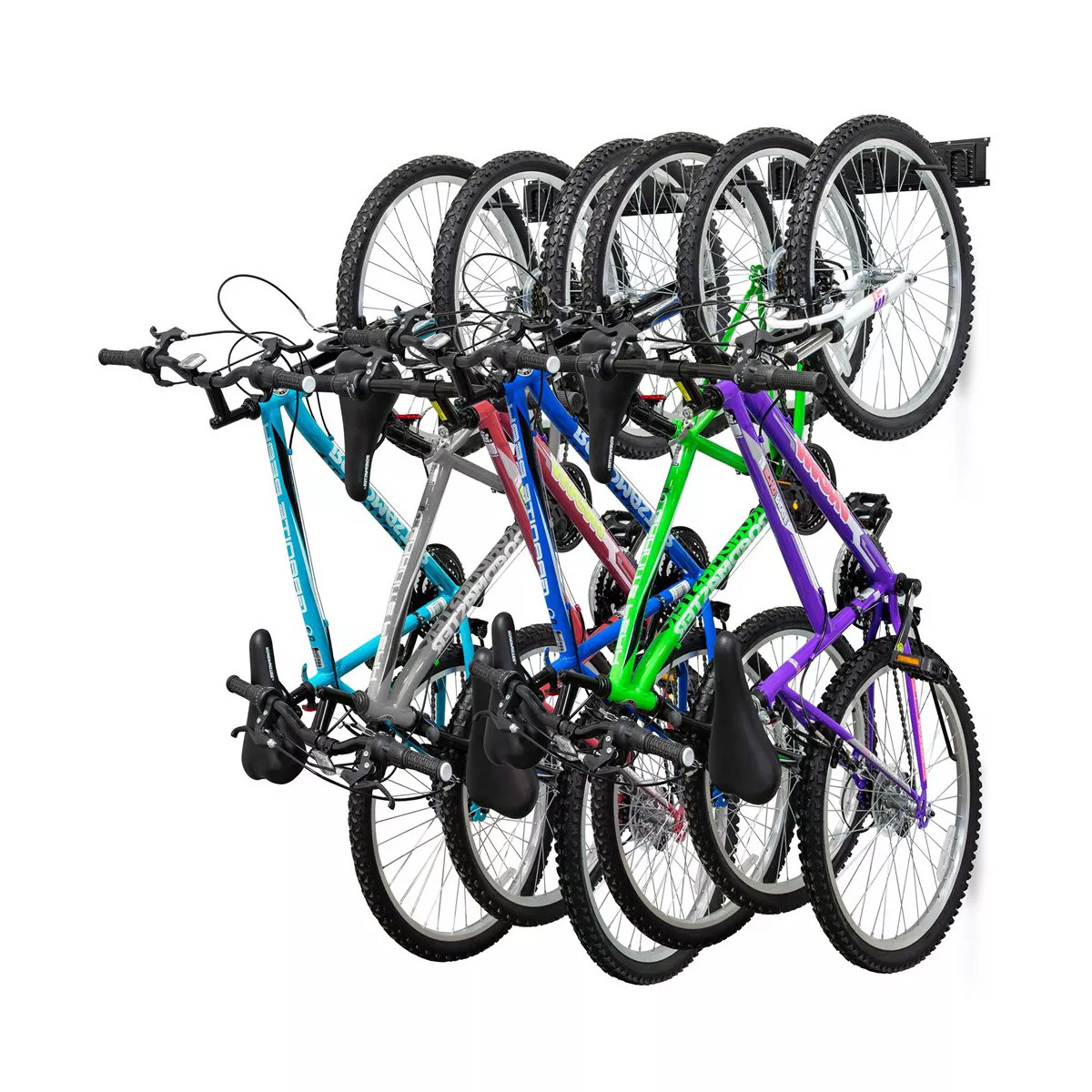 RaxGo Garage Bike Rack, 6 Bicycle Wall Mount Storage Hanger | Target