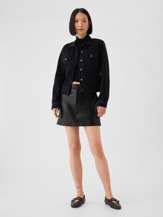 Vegan Leather Mini Skirt | Gap (US)