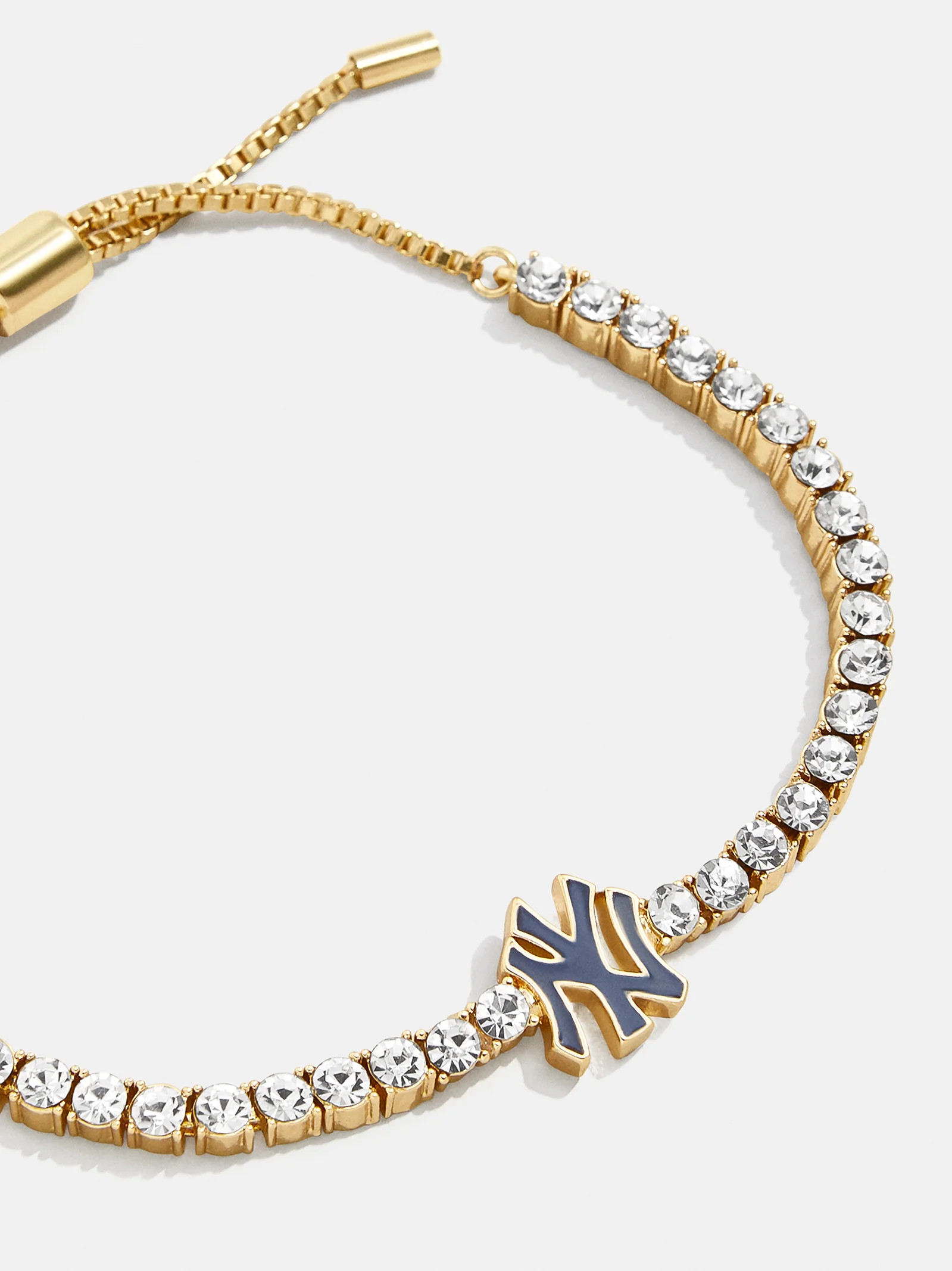 MLB Gold Tennis Bracelet - New York Yankees | BaubleBar (US)