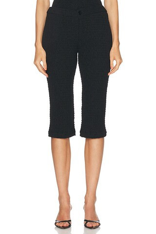 Marlies Grace Sisi Capri Pant in Black - Black. Size S (also in L, M, XS). | FWRD 