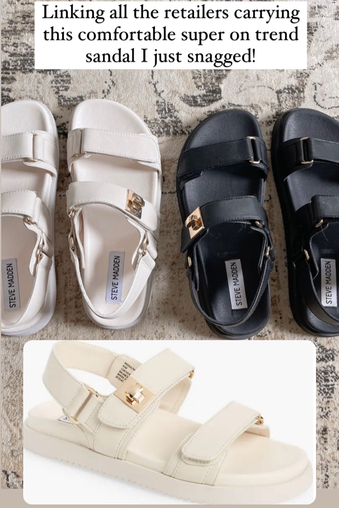 Steve madden hot sale fancy slides