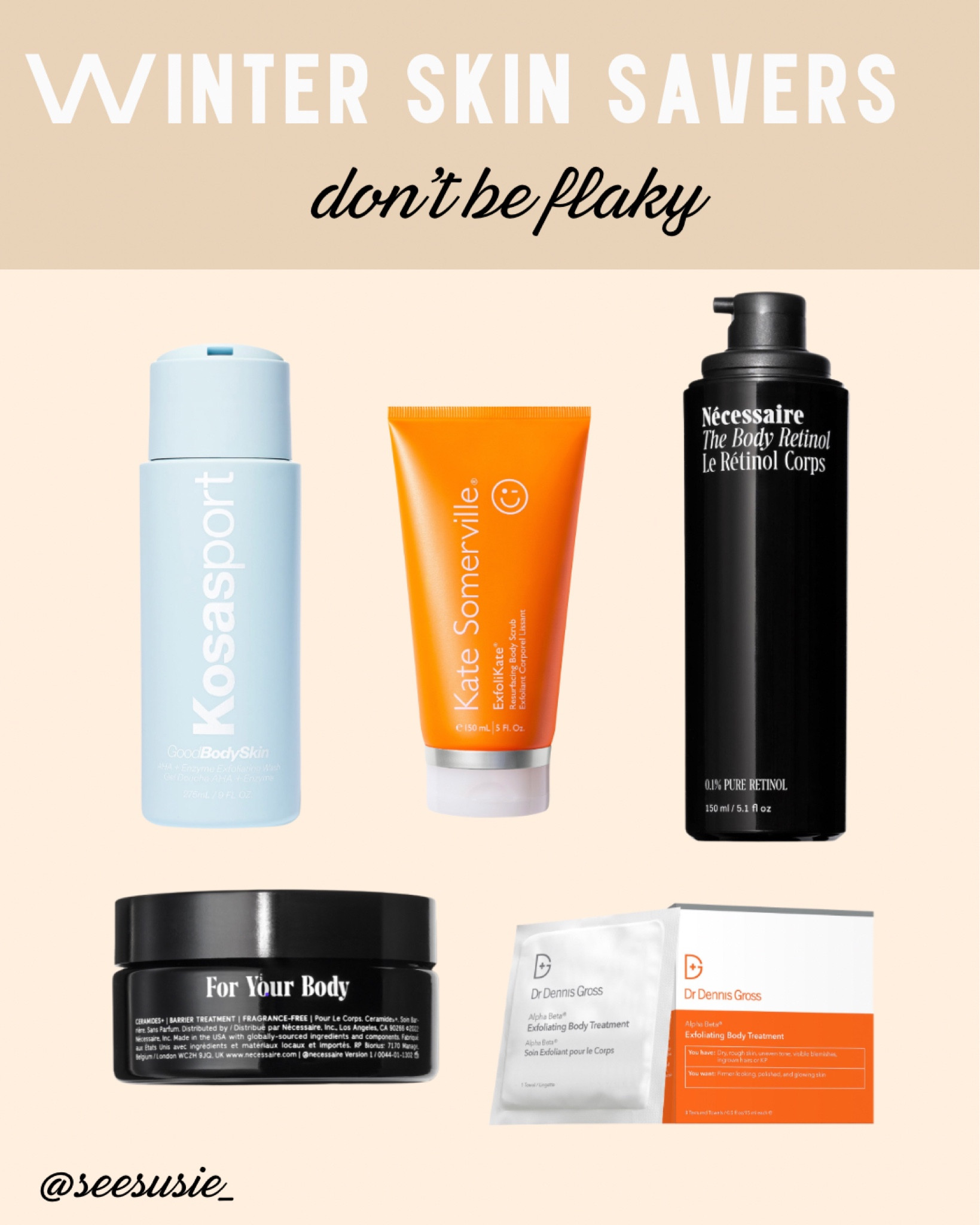 Save your self from dry flakey skin with my fave picks to exfoliate your body.  

#LTKSeasonal #LTKbeauty #LTKover40