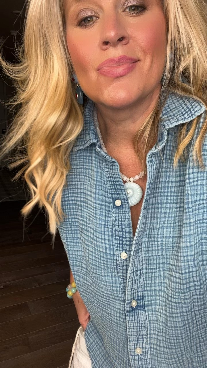 ✨Tap the bell, save and ❤️ for over 40 fashion, midlife style, midsize fashion and luxury looks for less. 

I stopped believing my body was the problem… and started dressing for the body I have now. That is when I found myself again.🤍

These are the 4 pieces I’m reaching for on repeat because they check every Outfit Physics™ box:

✨ The striped two-piece that looks effortlessly polished.
✨ The gorgeous blue button-down that feels like cool air.
✨ The striped tank + gauze pants that never cling.
✨ A Tuckernuck quality  dress that looks luxe for under $35.

Every piece is:
✔️ Belly-friendly
✔️ Heat-approved
✔️ Comfortable without looking casual
✔️ Easy to mix and match all summer

Looking polished in the heat shouldn’t mean feeling uncomfortable. The right pieces skim instead of cling, create balance, and help you feel like yourself again.

Comment SUMMER and I’ll send every link before they’re gone. 🤍

1. White strip button M (size down if in between sizes.) 2. Stripe pants L (size up if in between sizes.) 3. Blue button down M (size down if in between sizes.) 4. White gaze pants L (size up if in between sizes.) 5. Blue Polo dress L (size up if in between sizes.) 

👑 Helping you look good, feel good with Outfit Physics™.

#midlifestyle #over40fashion #over50style #midsizefashion #bellyfriendly

Comment SHOP below to receive a DM with the link to this post on my LTK ⬇ https://liketk.it/6hk10

#LTKOver40 #LTKMidsize #LTKPlusSize

Comment SHOP below to receive a DM with the link to this post on my LTK ⬇ https://liketk.it/6hkma

Comment SHOP below to receive a DM with the link to this post on my LTK ⬇ https://liketk.it/6hknp