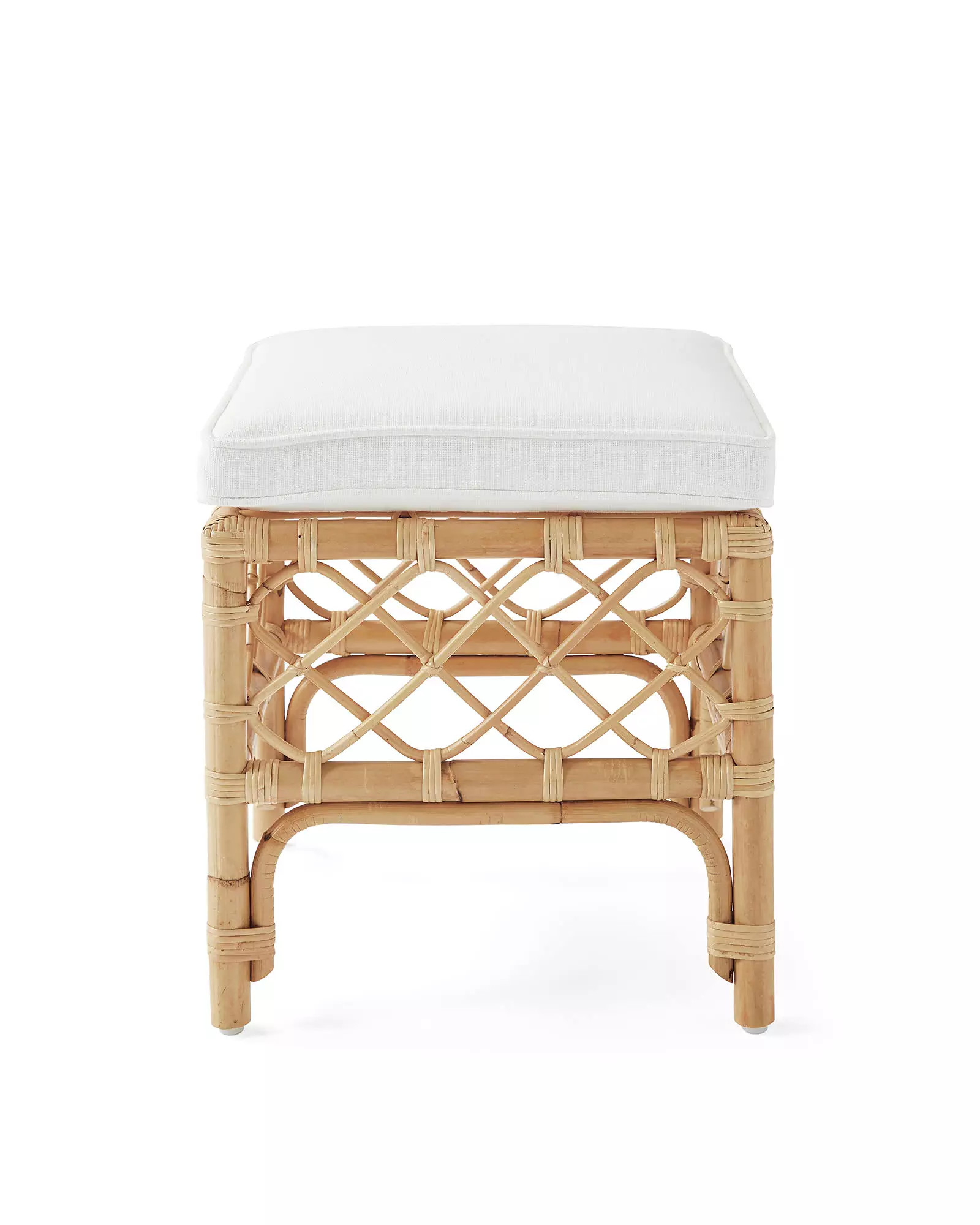 Avalon Rattan Stool | Serena and Lily