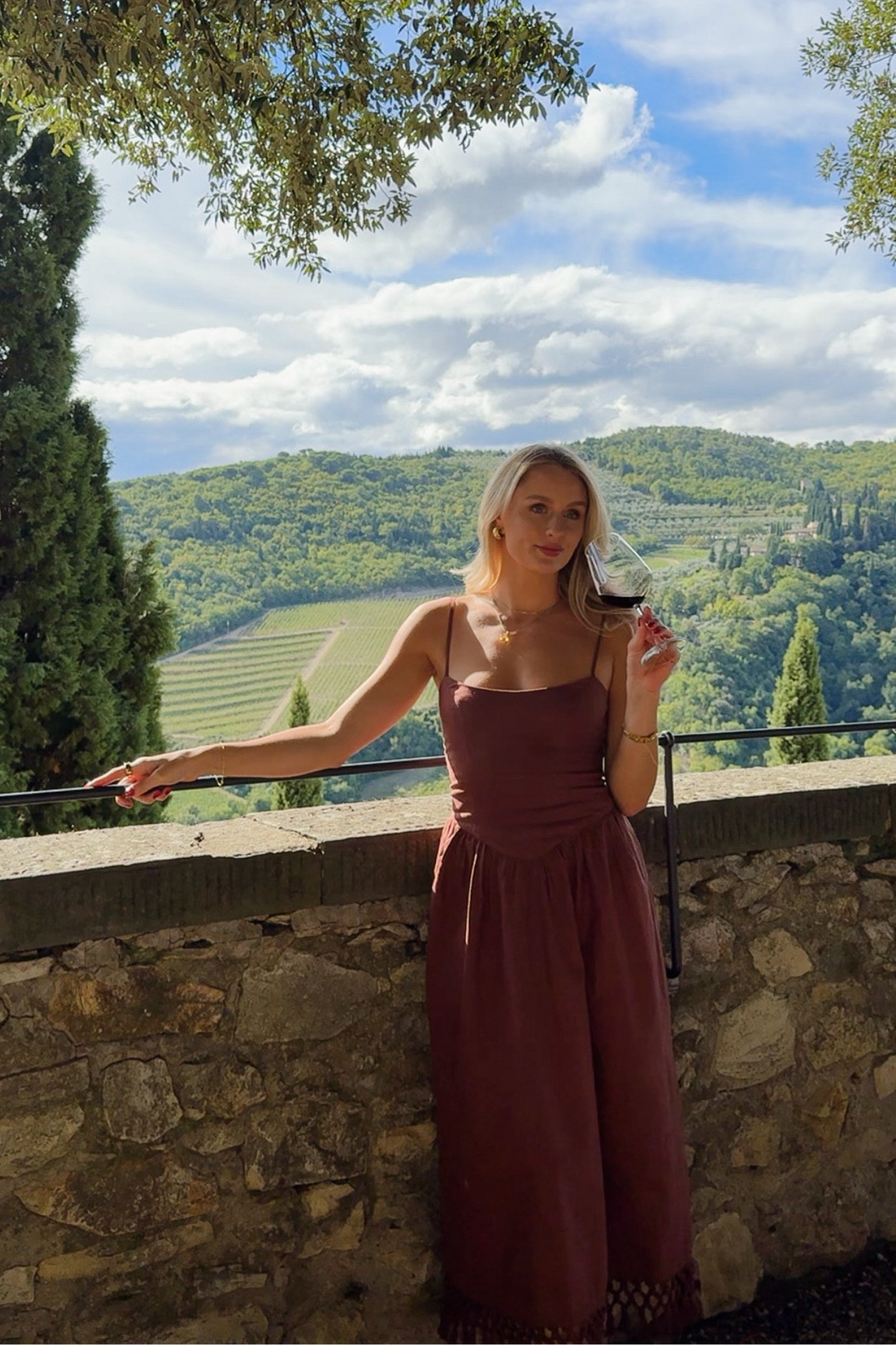 The perfect wine tasting dress 🤎 also loving anything brown for fall 🍂

#LTKSeasonal #LTKTravel