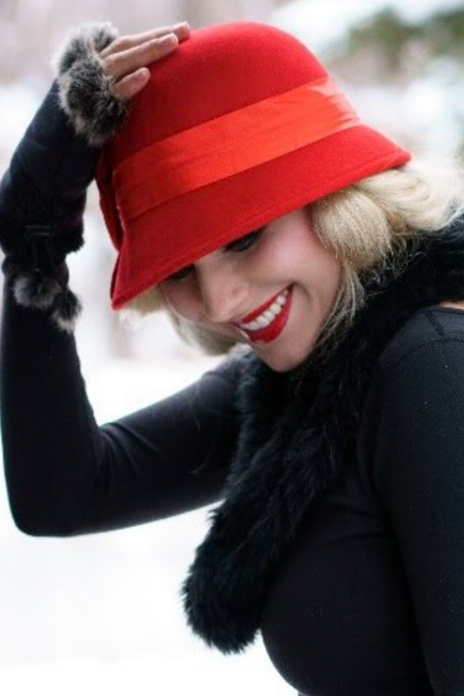 Red felt bucket hat via 1920s vintage style 

#LTKfamily #LTKtravel #LTKSeasonal