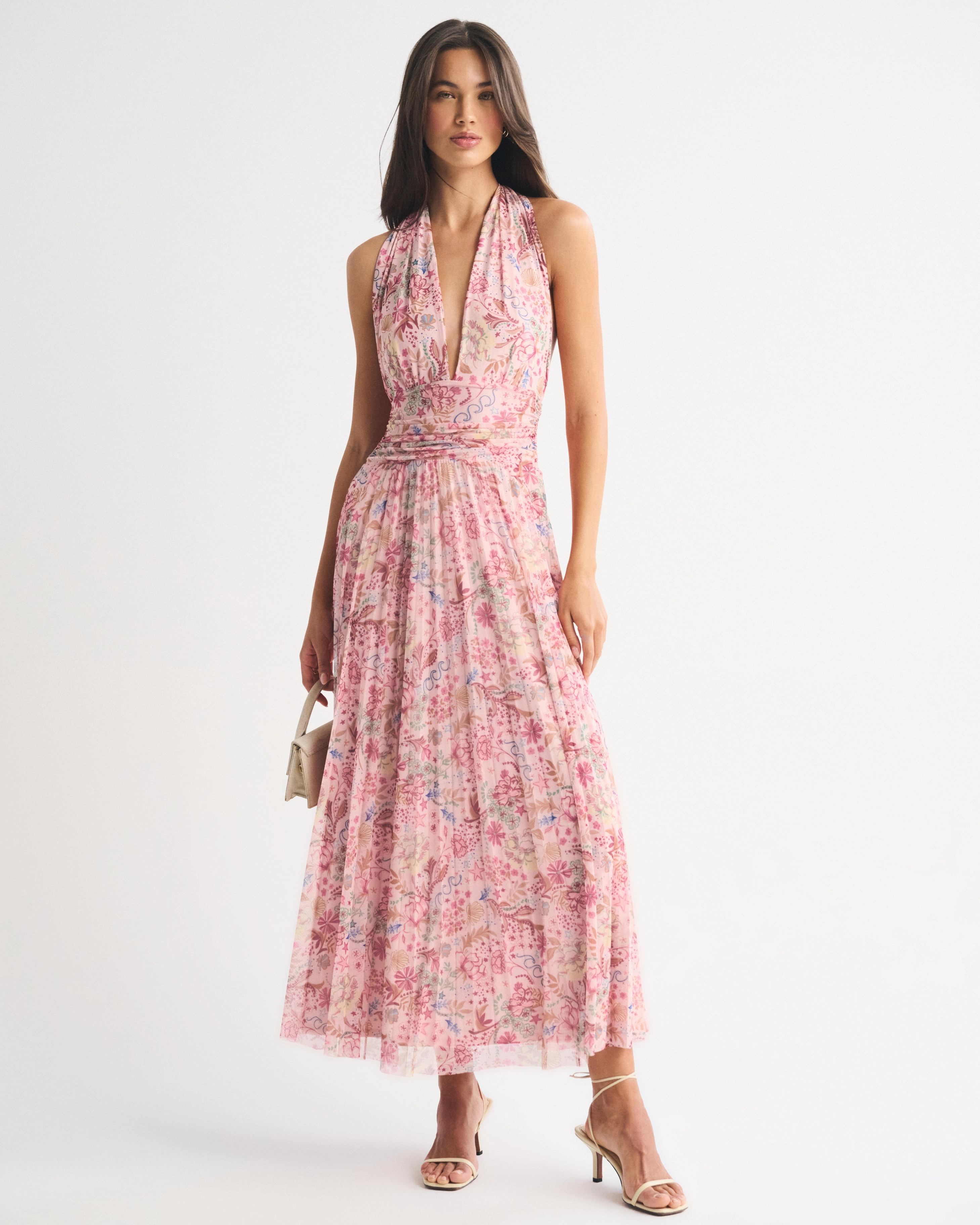 A&F Giselle 5-in-1 Convertible Maxi Dress | Abercrombie & Fitch (UK)