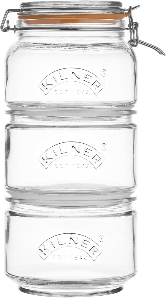 Kilner Stackable Storage Jar Set | Amazon (UK)