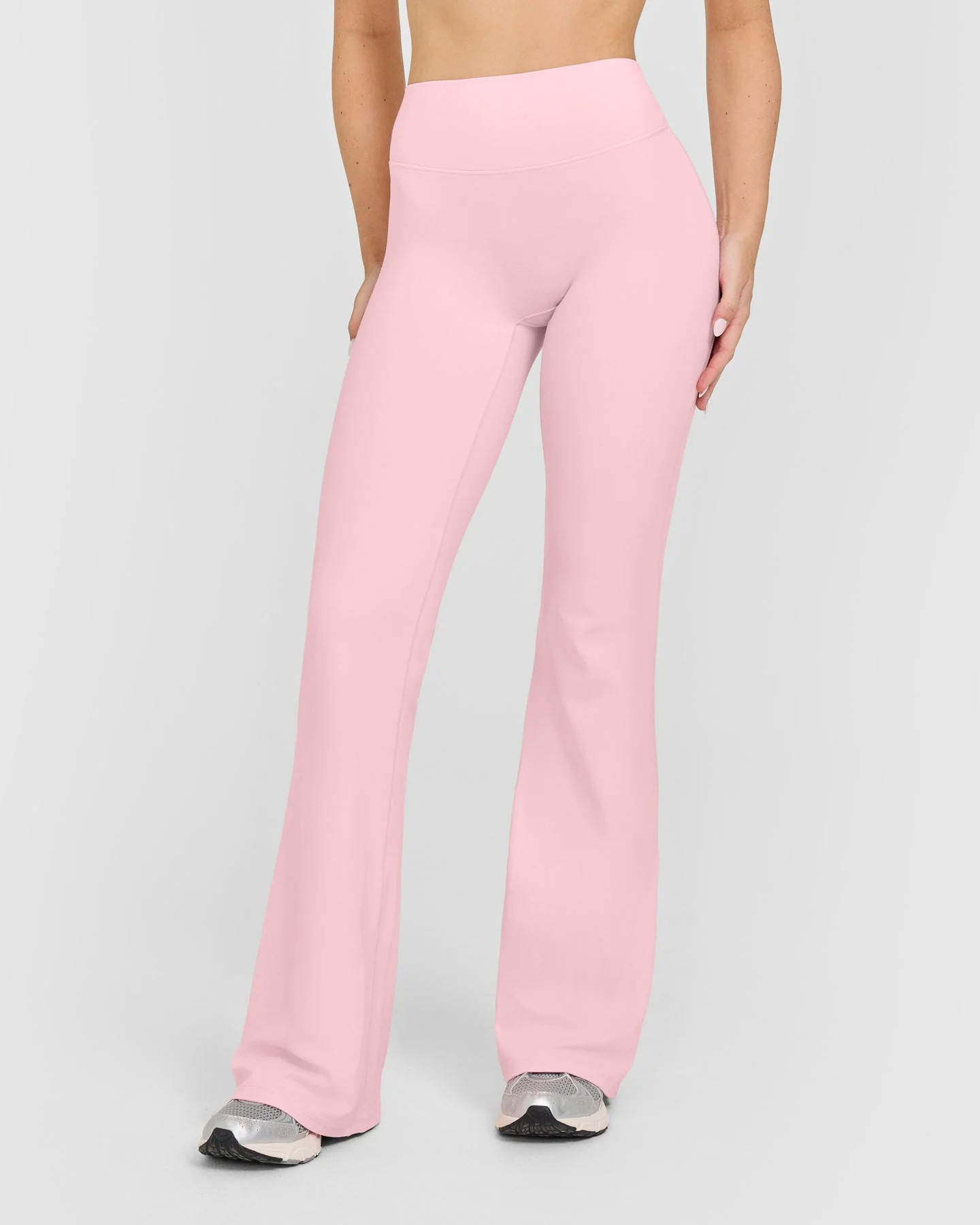 SoftMotion™ Flared Bottoms with White Logo 
 Cherry Blossom Pink | Oner Active (UK / US)