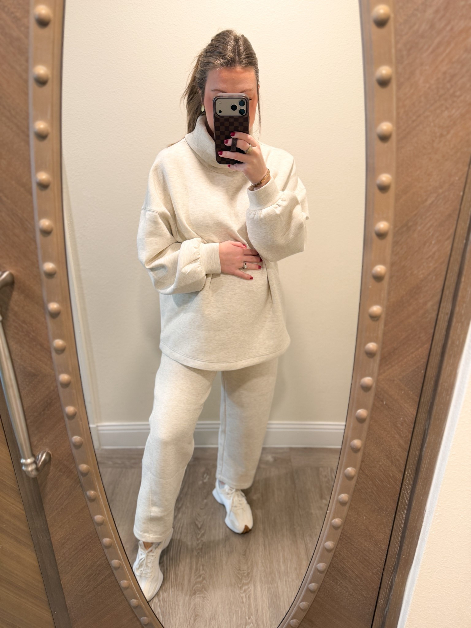 Comfy travel set! I sized up for a bump, but it’s already a little oversized. Wearing a medium 

#LTKTravel #LTKootd #LTKgrwm