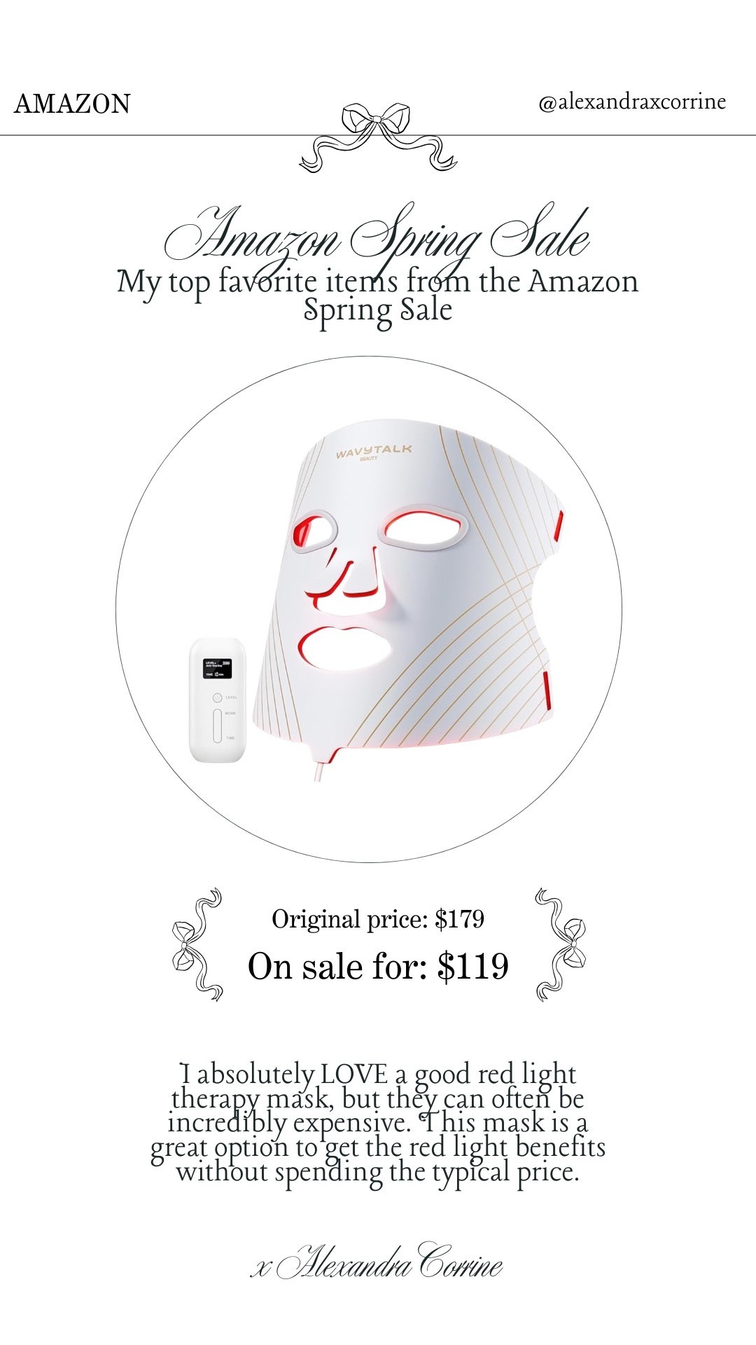 Amazon Spring Sale 🦢 My top favorite items from the Amazon Spring Sale 🤍

Spring sale, Amazon finds, sale, beauty, self care, red light therapy mask

#LTKselfcare #LTKSaleAlert #LTKBeauty