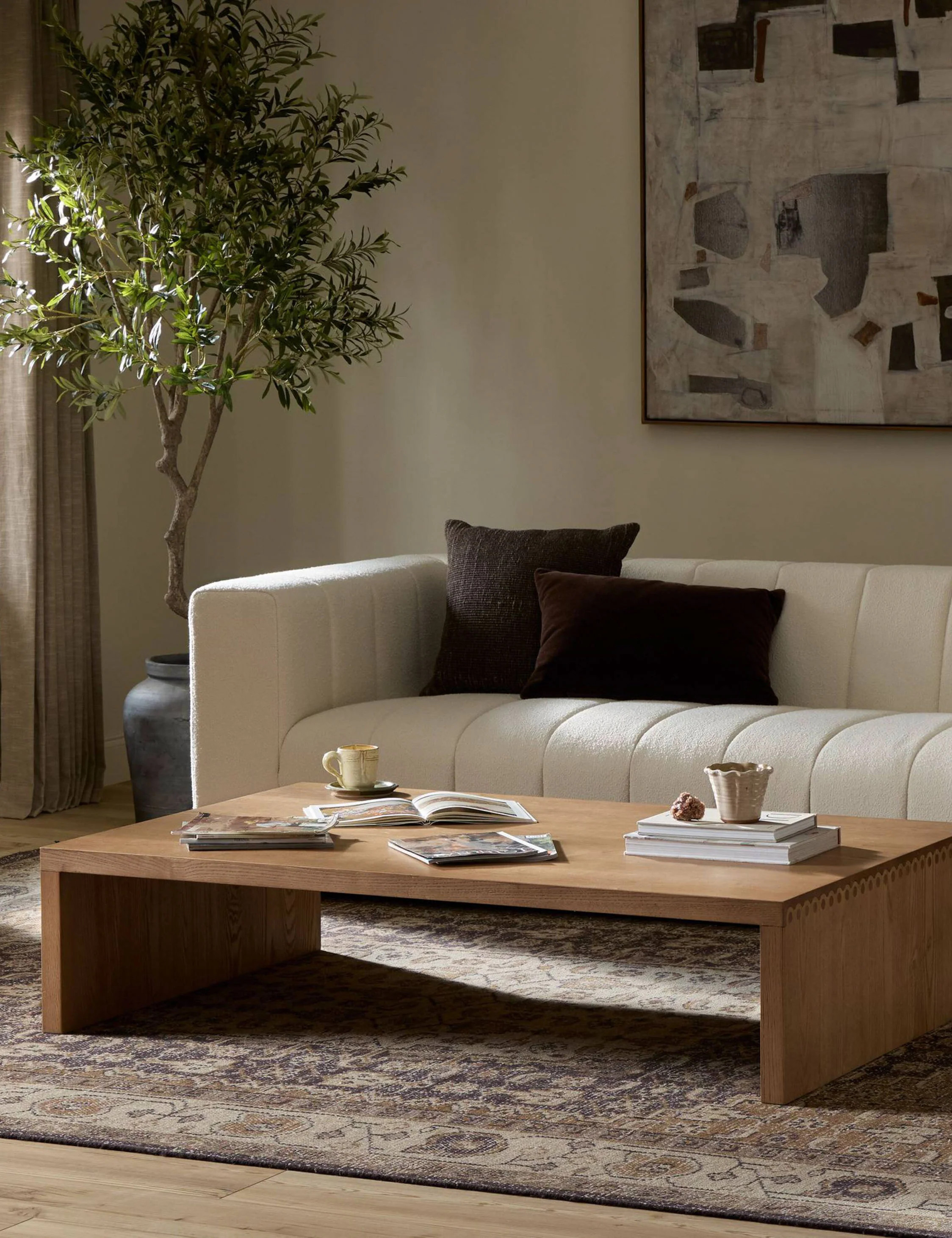 Hathaway Coffee Table by Amber Lewis x Four Hands, Toasted Ash | Lulu and Georgia 