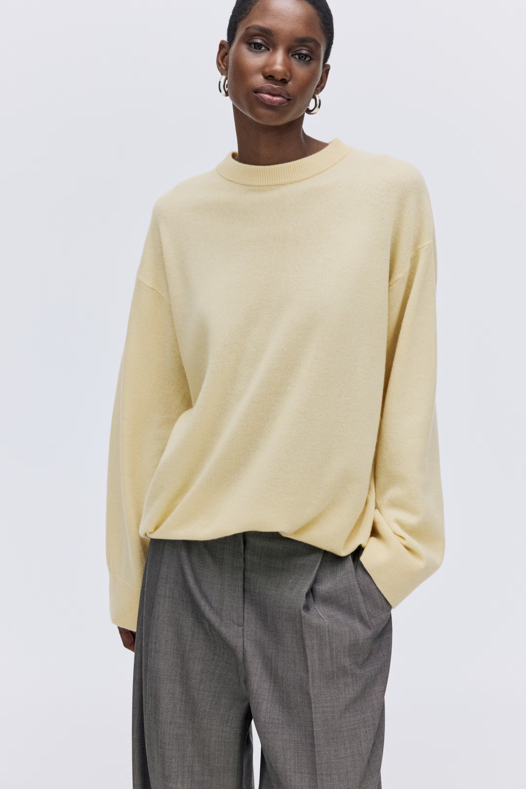 Kaschmirpullover in Oversize | H&M (DE, AT, CH, NL, FI)