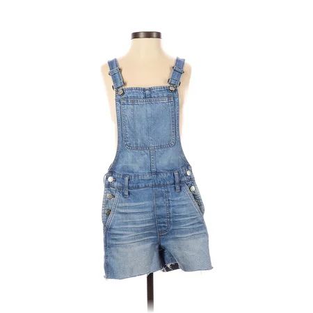 Pre-Owned Madewell Women s Size XXS Overall Shorts | Walmart (US)