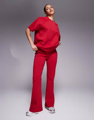 ASOS DESIGN co-ord interlock in red | ASOS (Global)