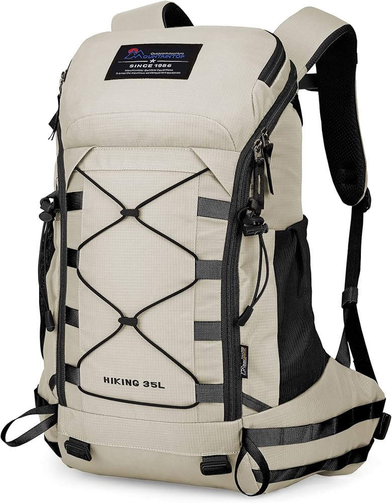 MOUNTAINTOP Hiking Backpack 35L Travel Backpack Lightweight Daypack for Men&Women Outdoor Camping | Amazon (US)