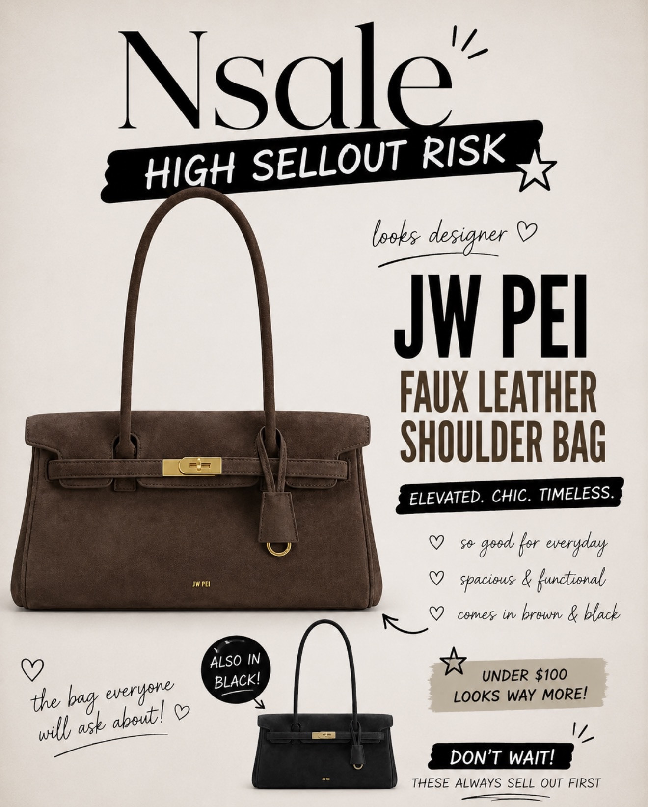 Obsessed with this bag. Looks designer also comes

#LTKSaleAlert #LTKOver40 #LTKSeasonal