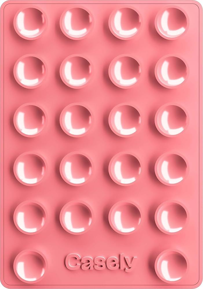 Casely Grippy Starfish Wishes | Pink Glitter | MagSafe Compatible Cell Phone Mount Silicone Sucti... | Amazon (US)