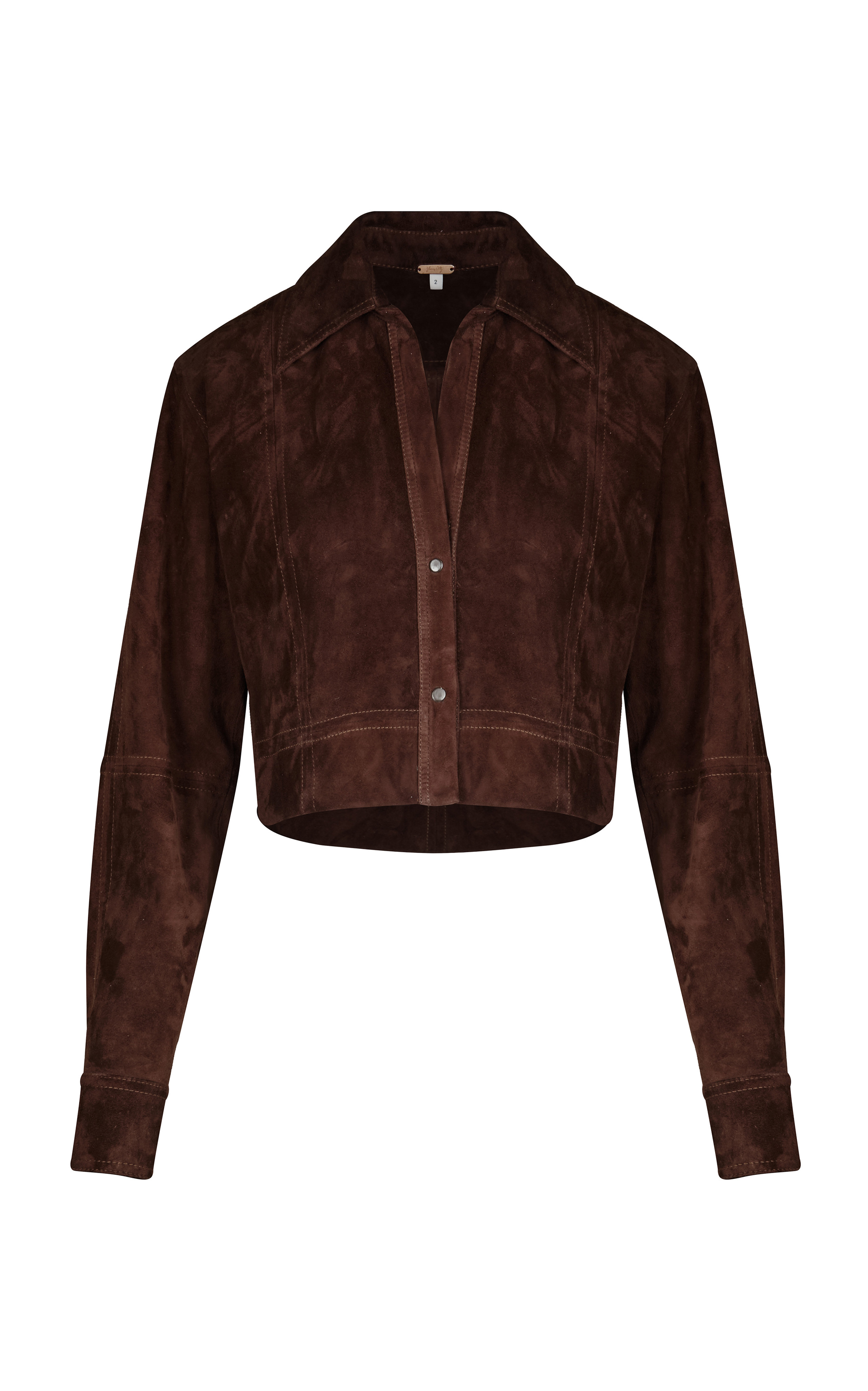 Body Art Leather Cropped Shirt | Moda Operandi (Global)