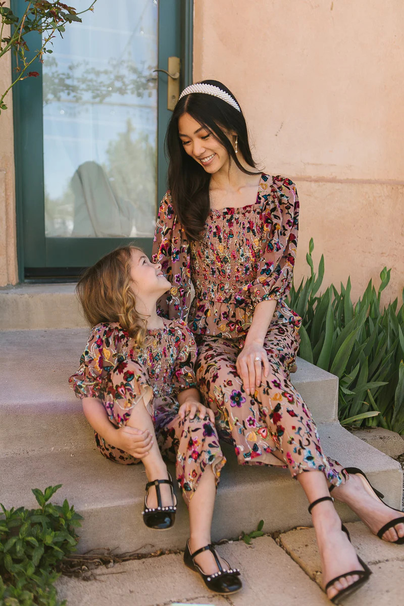 Arianna Jumpsuit in Sweetheart | Ivy City Co