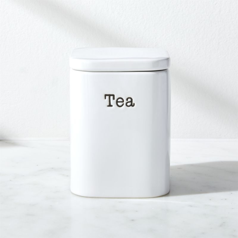 Tea Storage Canister + Reviews | Crate and Barrel | Crate & Barrel