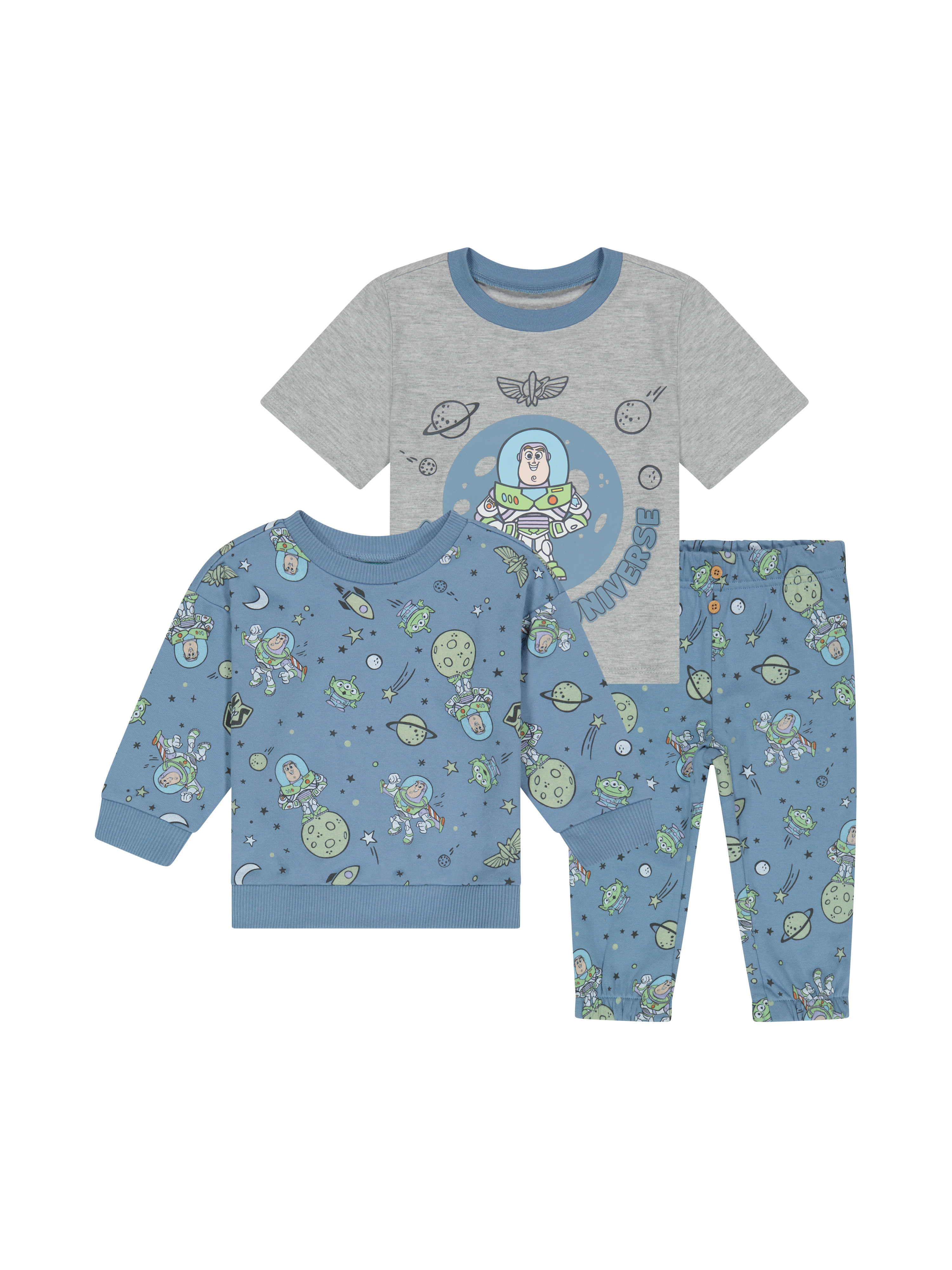 Toy Story Baby Boy 3 Piece Jogger Set, Sizes 0-24 Months | Walmart (US)