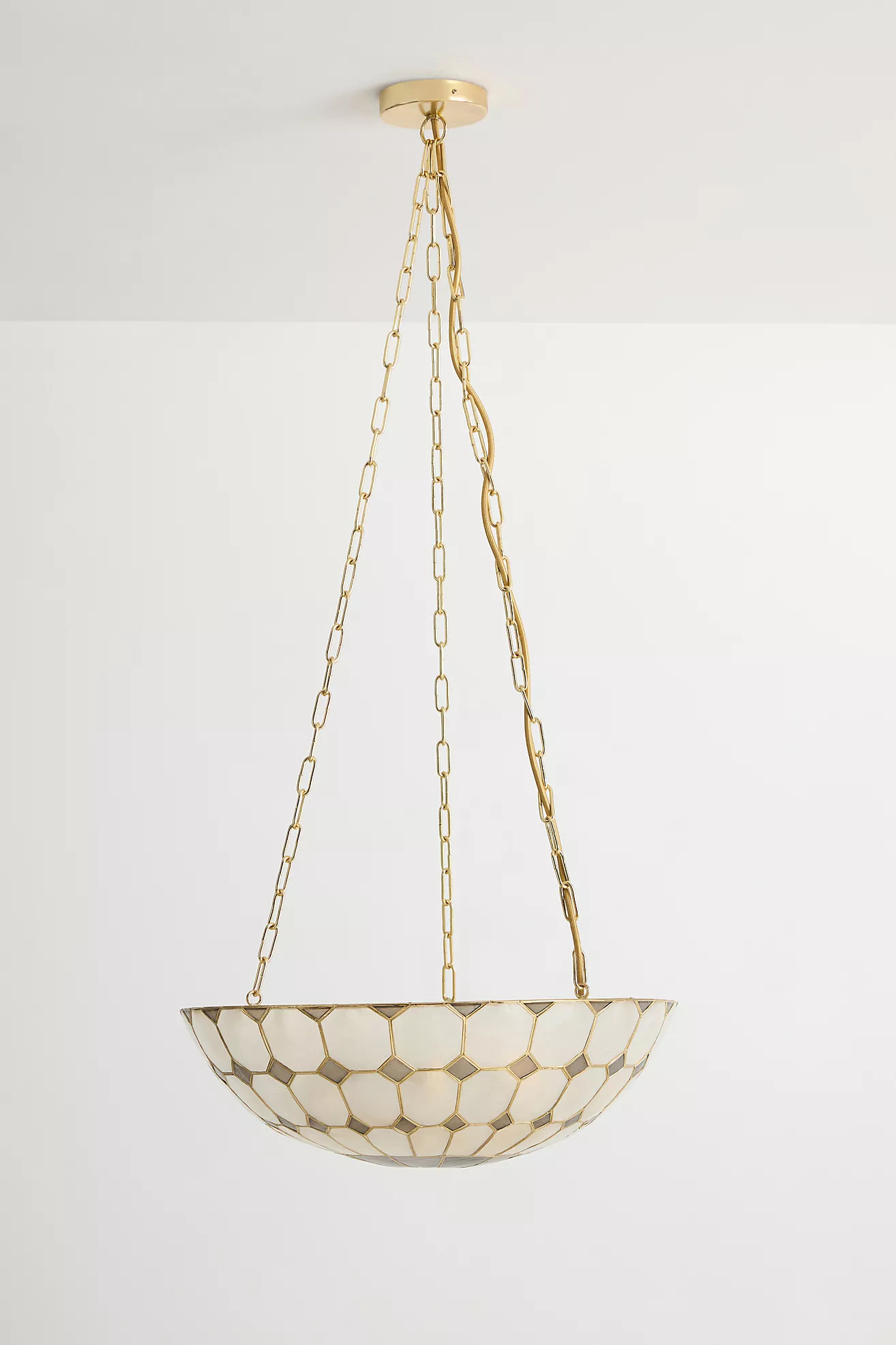 Lila Capiz Pendant | Anthropologie (US)