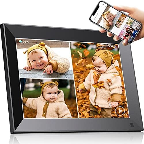 Digital Photo Frame 10.1 inch, Electronic Picture Frame WiFi with APP, Smart Electric Video Photo... | Amazon (US)