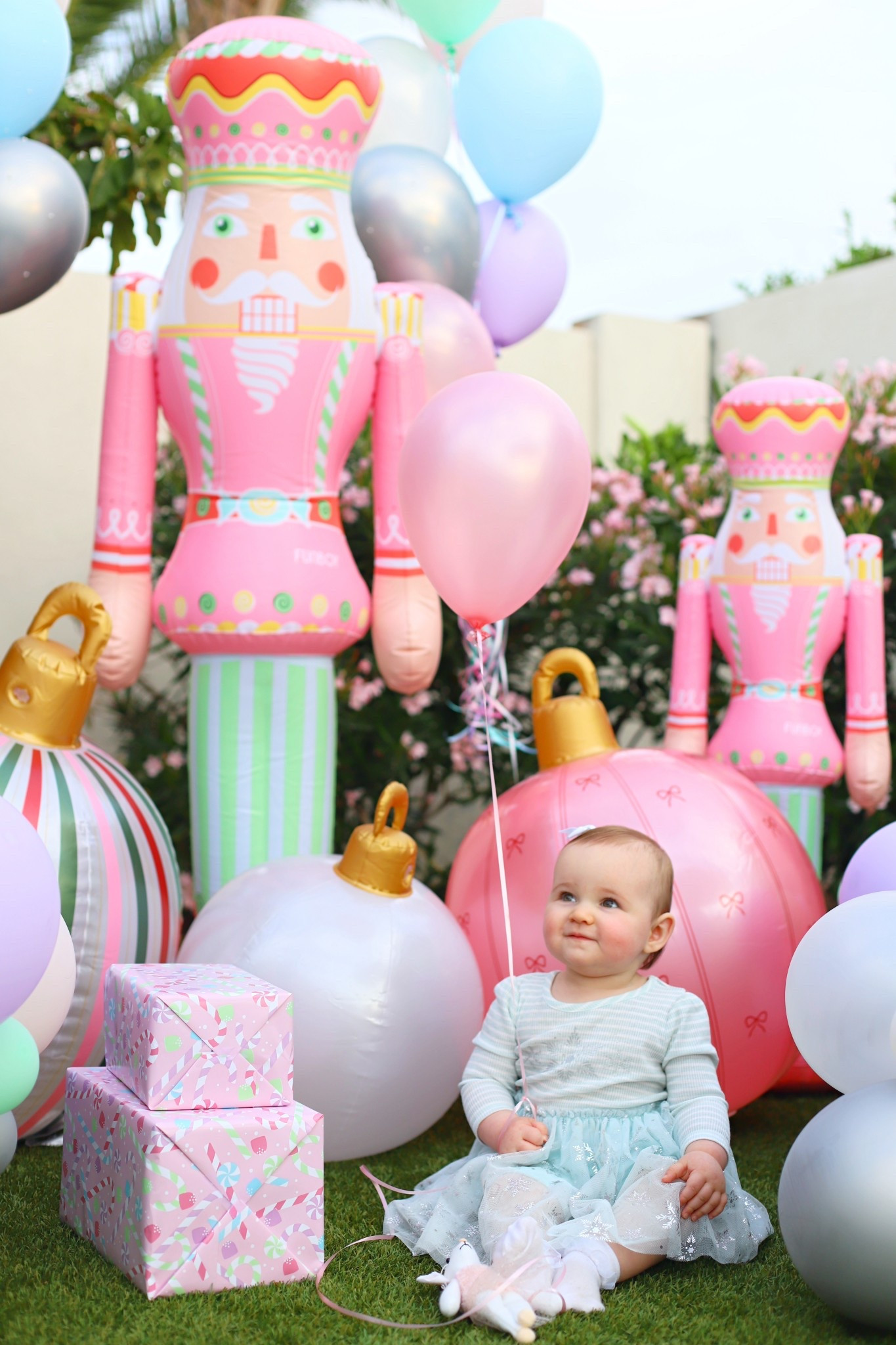 Our little Sugar Plum Fairy is officially ONE ✨❄️ Celebrating Stella’s first trip around the sun in her very own Winter ONEderland… filled with sparkles, pastels, twinkle lights and all the whimsy a birthday girl deserves.

To shop and recreate this party theme, comment “ONEderland” 💗 

Tags: first birthday party 



#LTKBaby #LTKHoliday #LTKmomlife