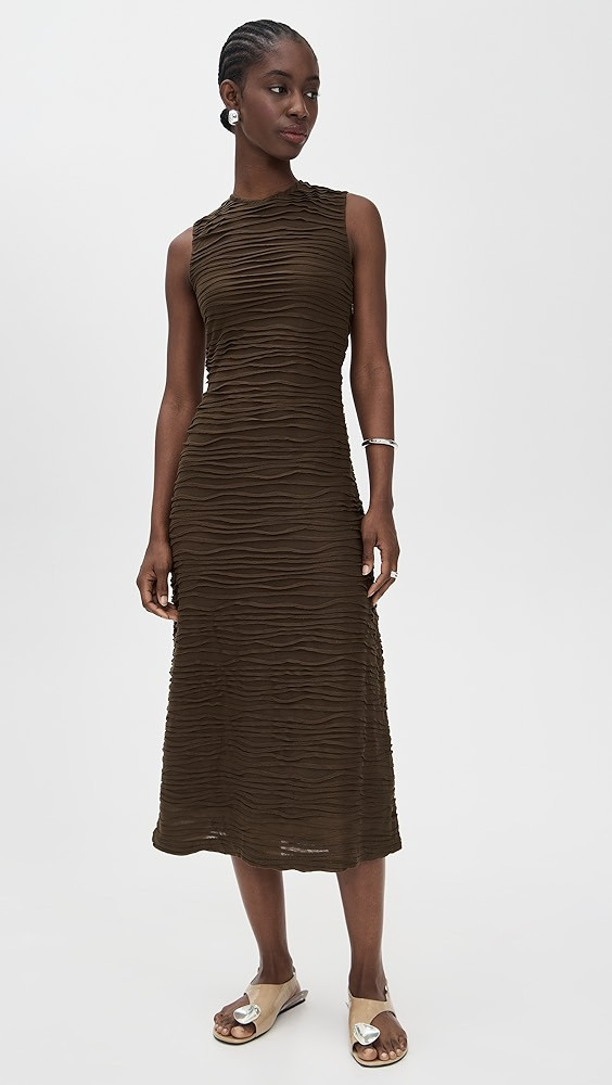 Laura Dress in Textured Cotton | Shopbop