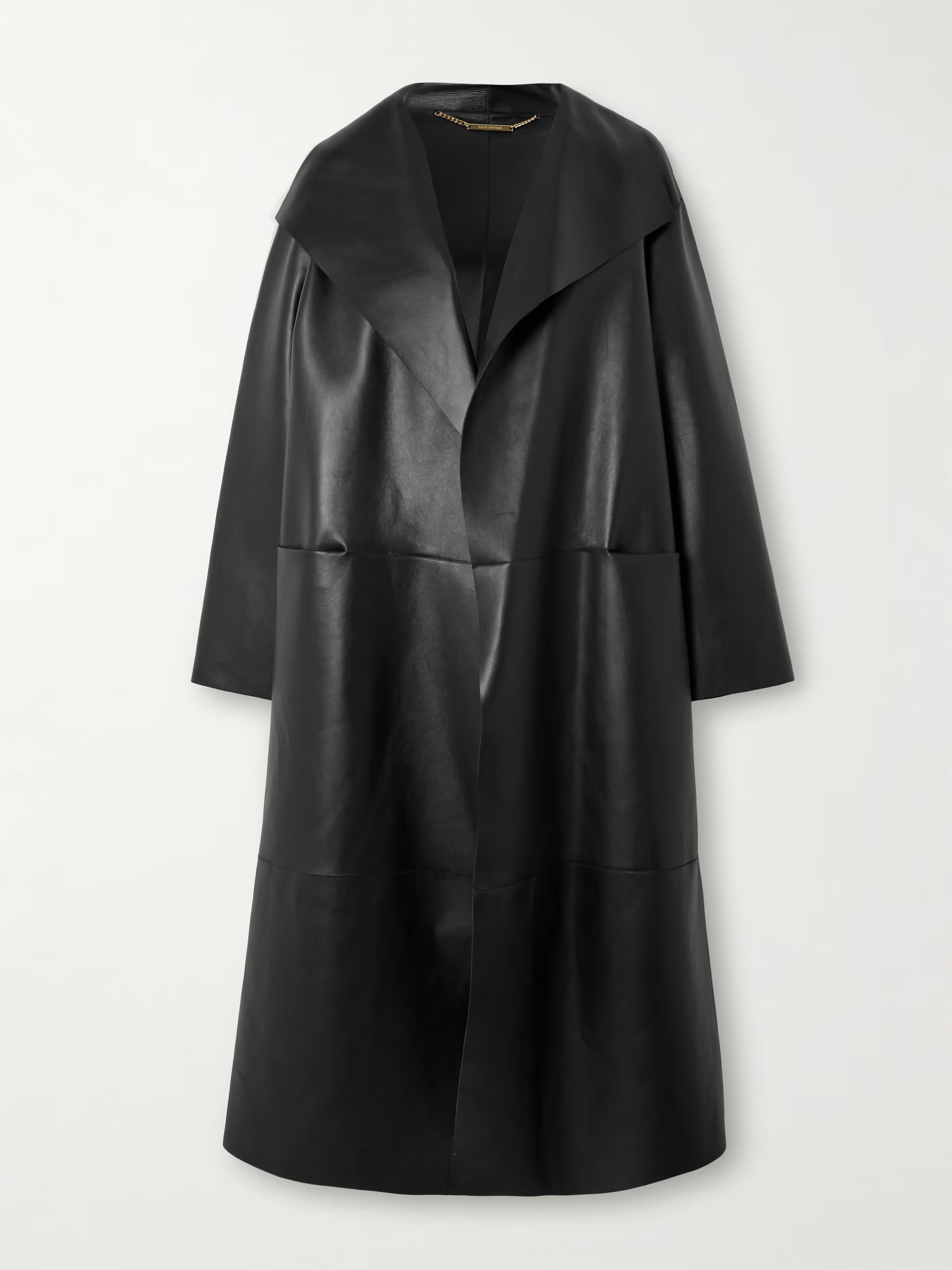 Birthday paneled leather coat | NET-A-PORTER (US)