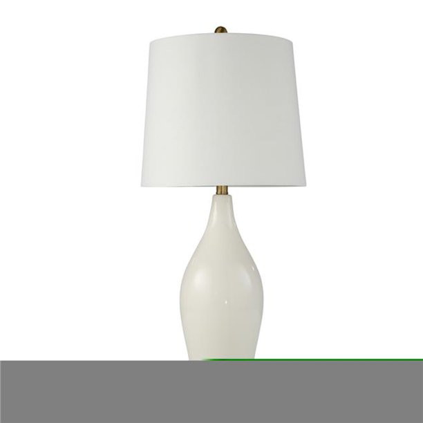 Sagebrook Home 50009-01 31 in. Ceramic Table Lamp with USB Cable, White - Walmart.com | Walmart (US)