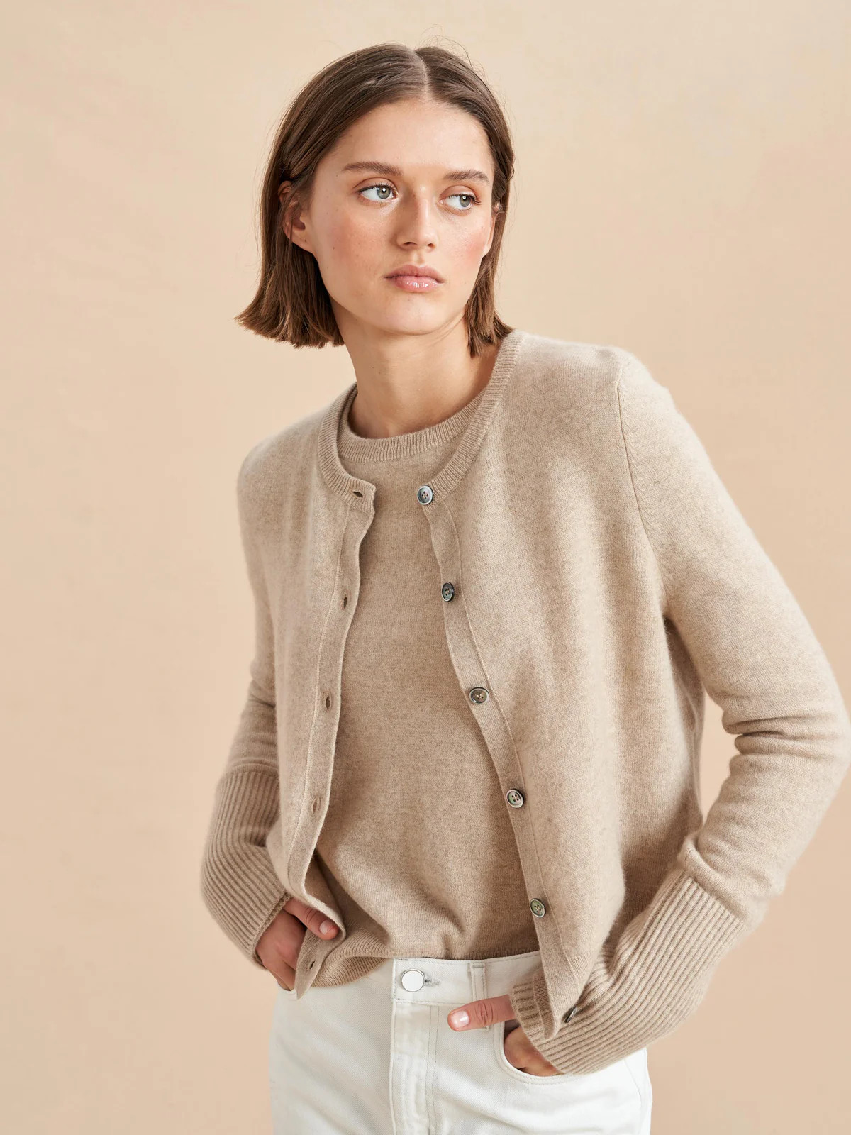 Solid Lean Lines Cardigan | La Ligne