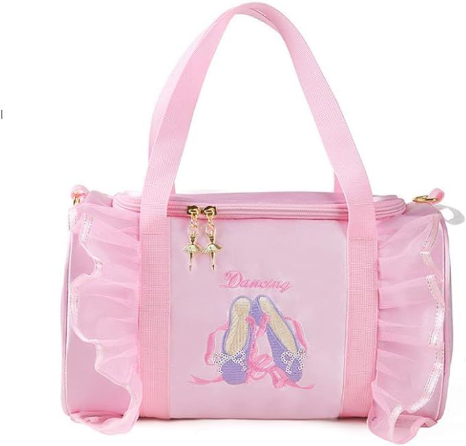 Girls Dance Bag Pink Duffle Bag Dance Bag Dance Bags for Girls | Amazon (US)