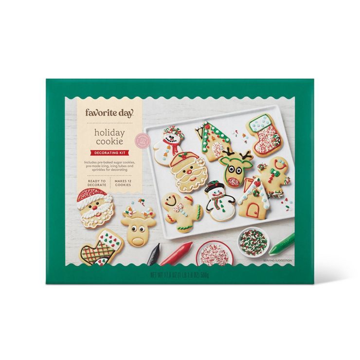 Holiday Cookie Decorating Kit - 12ct - Favorite Day™ | Target