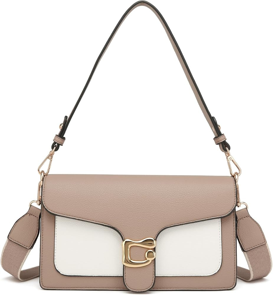 Travistar Crossbody Bags for Women Trendy - Small Cross Body Purse Shoulder Bag Leather Handbags ... | Amazon (US)