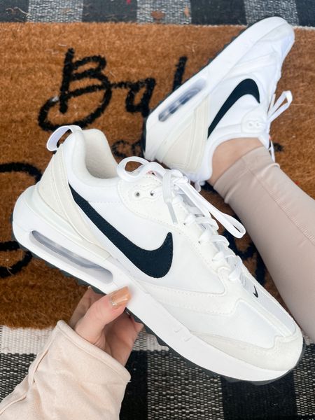 Nike sneakers, Black and white sneakers neutral sneakers size up 1/2, Disney comfy sneakers workout sneakers 

#LTKfit #LTKshoecrush