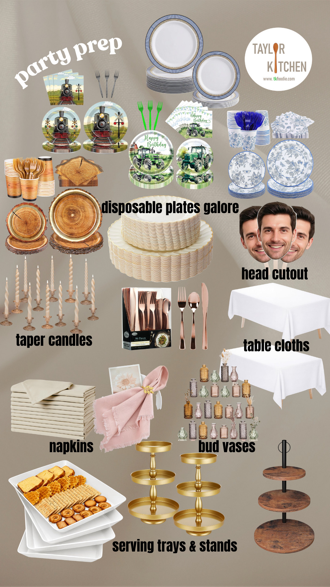 In planning an upcoming milestone birthday party for my Dad, I've come across so many cute party finds.  I'm trying not so go overboard, but check out some of the best party prep things here on my LTK 💕
Definitely getting some head cutouts for this occasion  😉 

 #LTKfoodie #LTKHome #LTKWedding