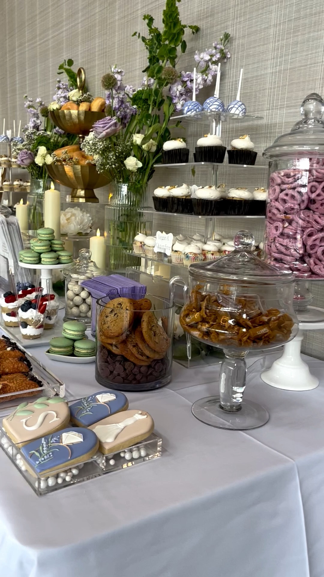 A vegan friendly dessert table for a wedding reception 

#LTKfoodie #LTKWedding