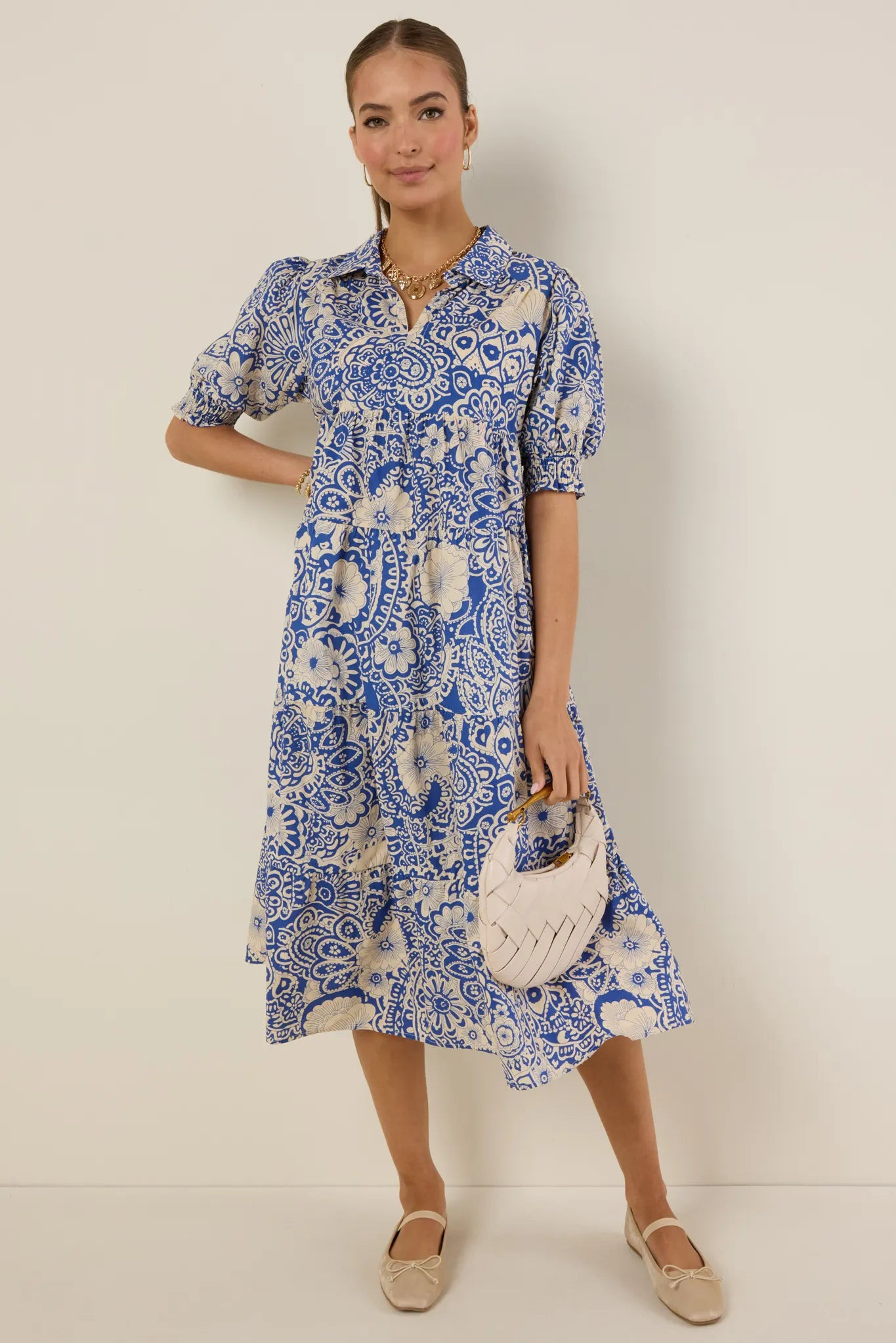 Ella Dress- Blue | Avara