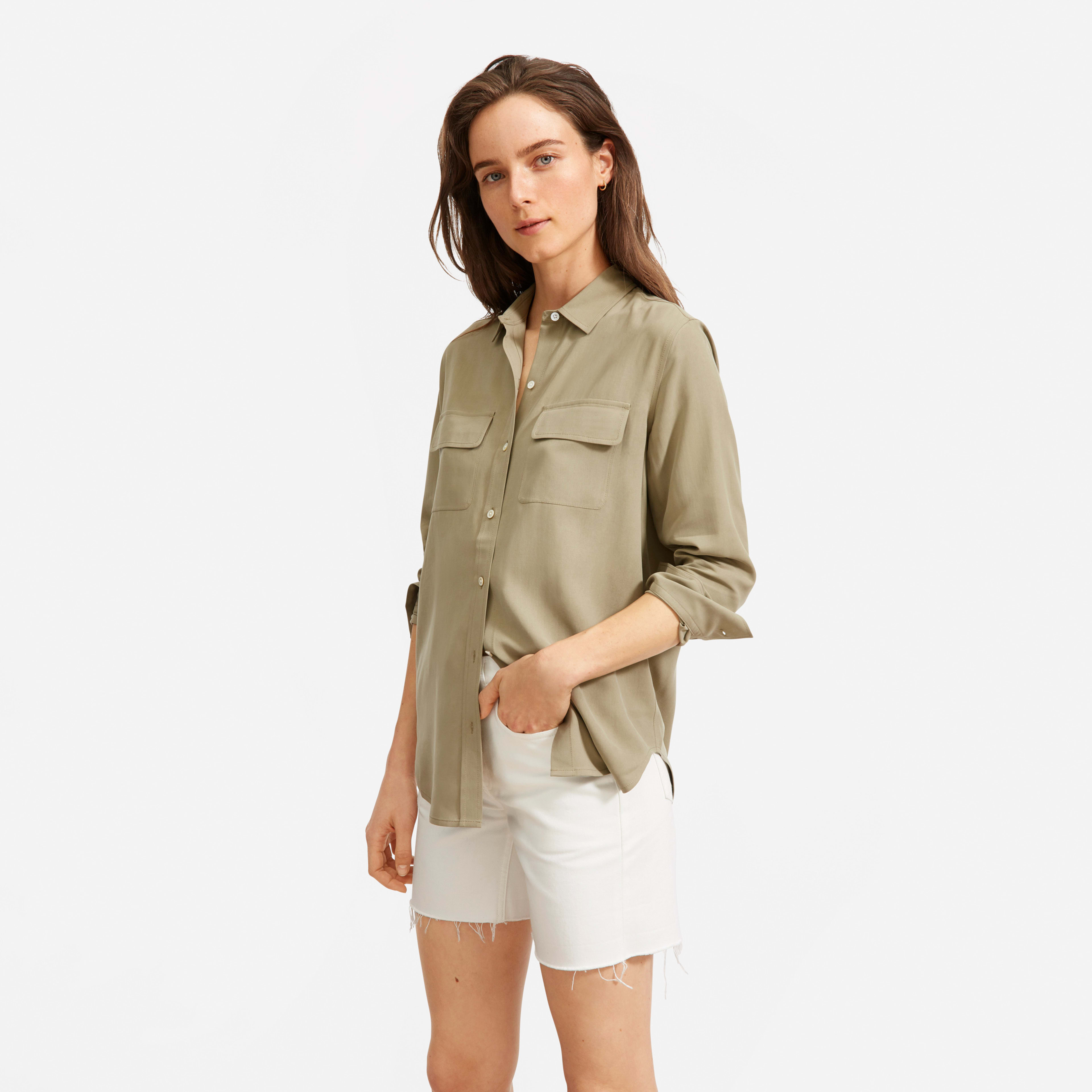 The Washable Silk Relaxed Shirt | Everlane