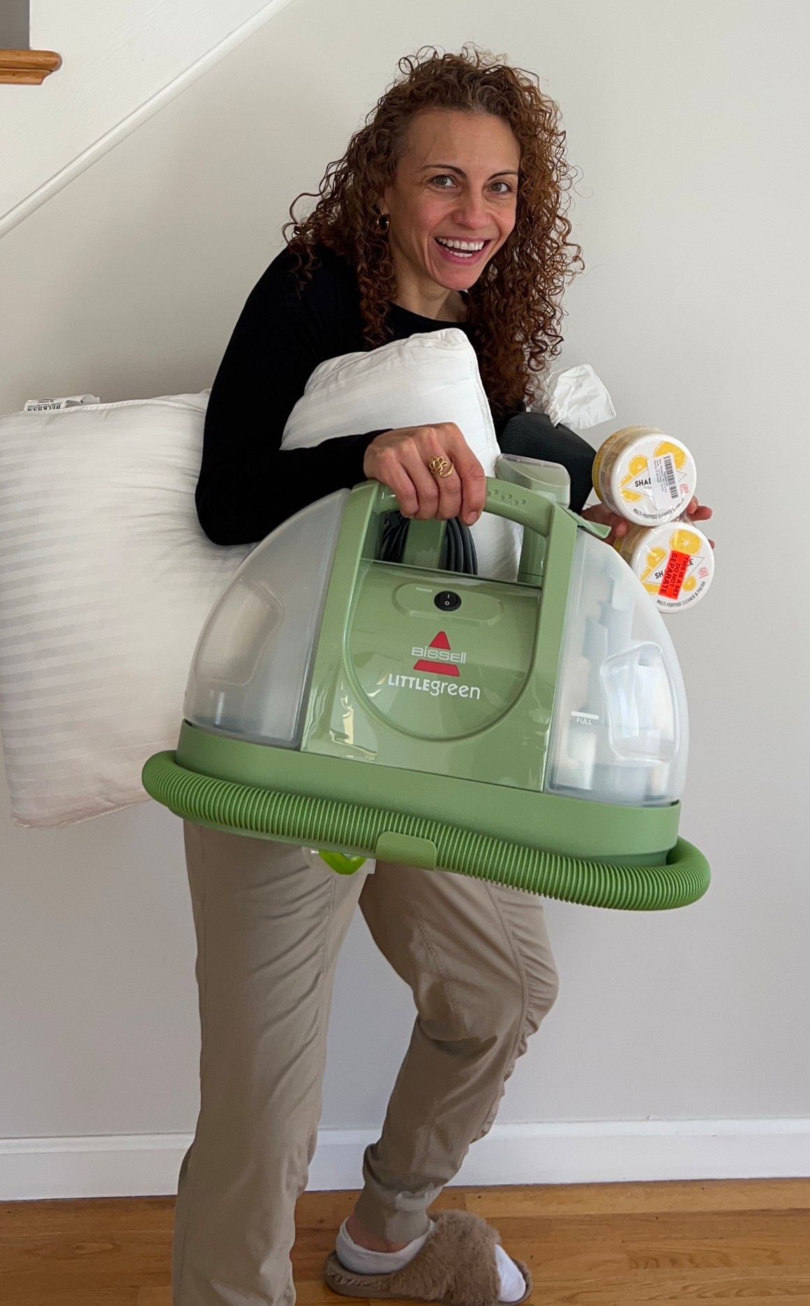 Must Have Amazon Home Finds You'll Love // Little Green Machine, cozy plush pillow, shadazzle tile grout cleaner
Lulu lemon jogger and black boat neck top from old navy

#LTKFindsUnder50 #LTKHome #LTKmomlife