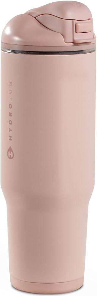 HydroJug Ease2o Water Bottle with Straw & Chug Lid, Stainless Steel, Vented Cap to Help Reduce Pr... | Amazon (US)