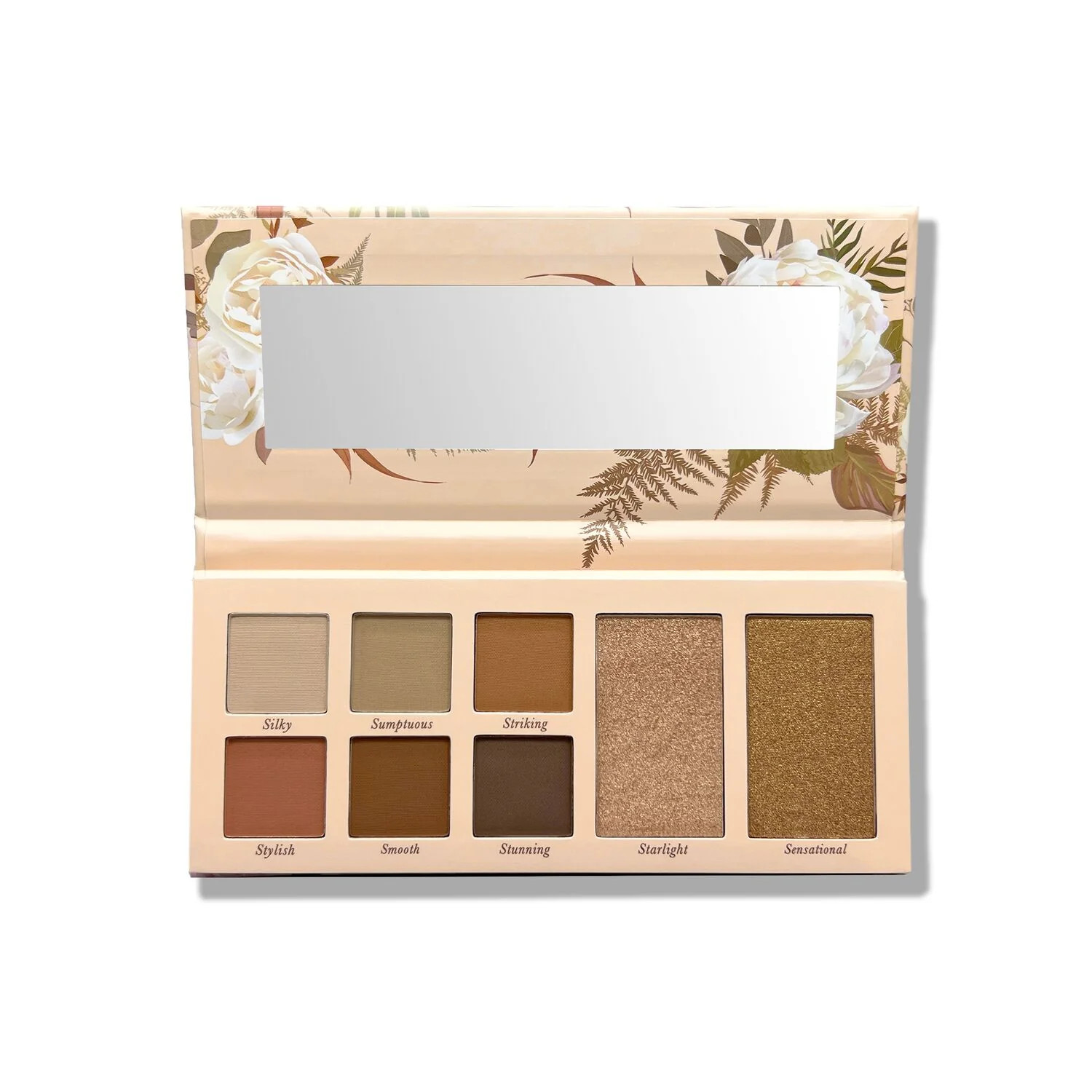 Laura’s Essentials Soft Satins 6-Well Eyeshadow + 2-Well Highlighter Palette | Laura Geller