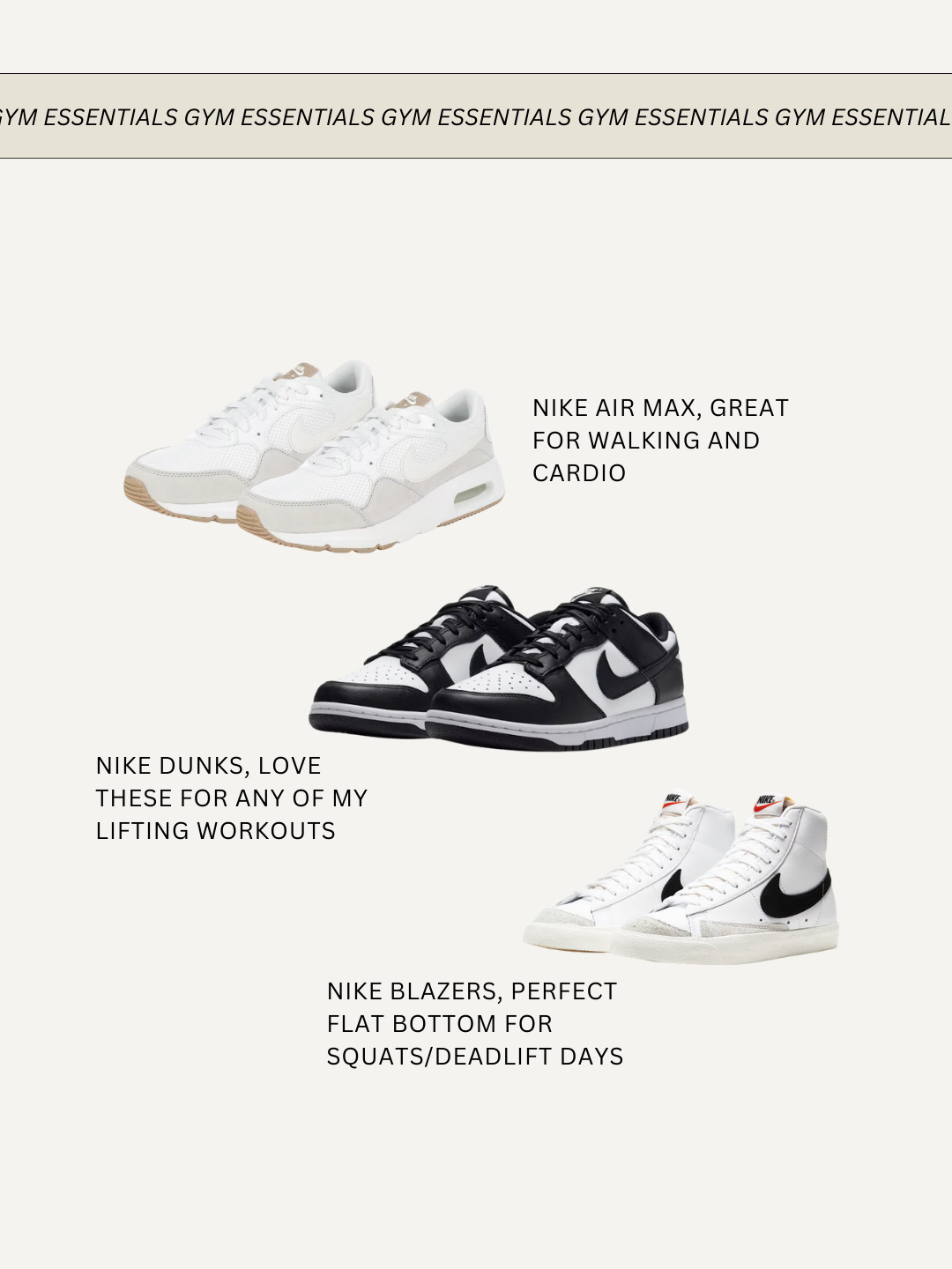 My favorite shoes for the gym! Great for lifting and cardio days. 

 #LTKActive #LTKShoeCrush