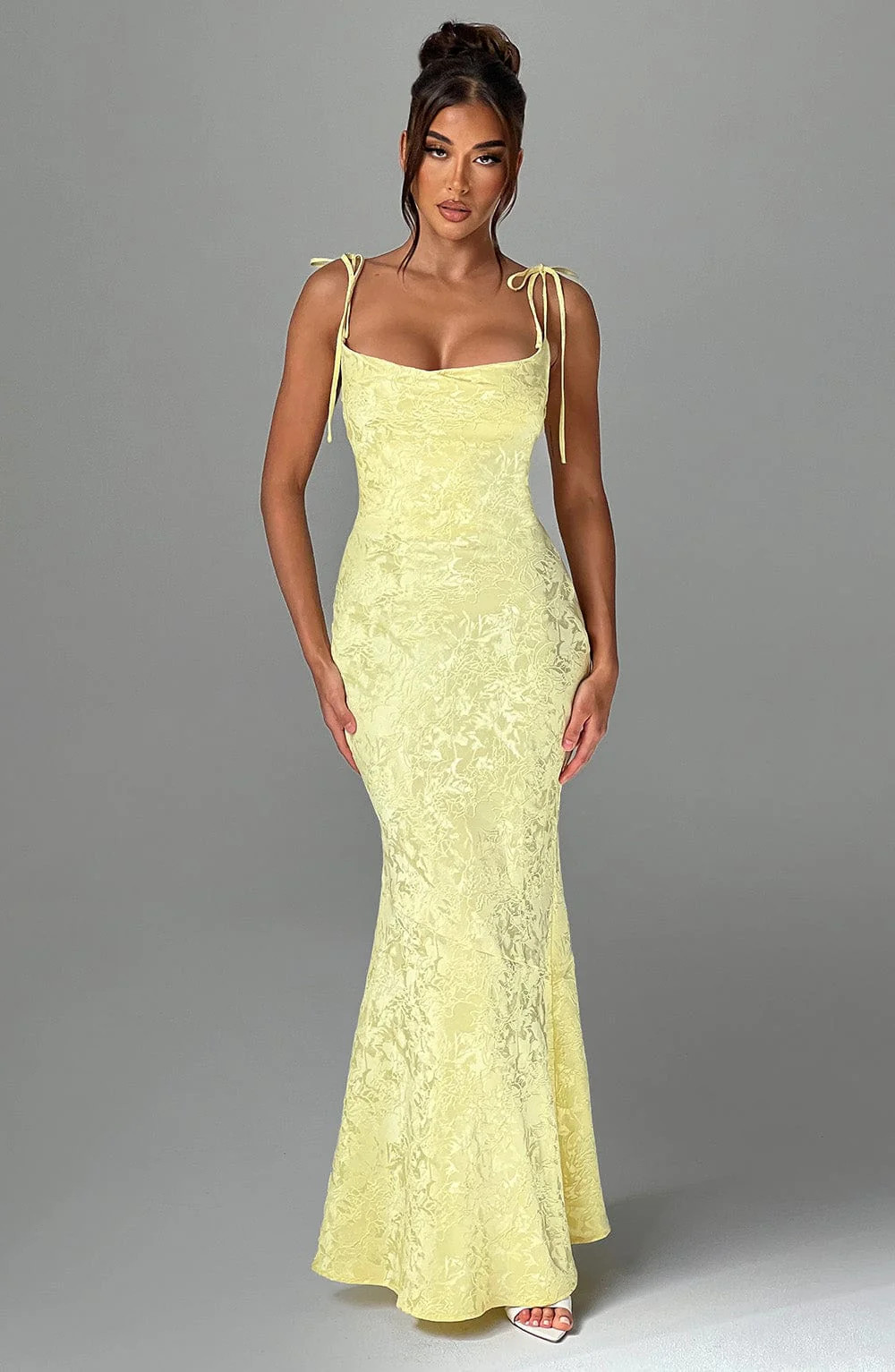 Whitney Maxi Dress - Lemon | Babyboo (global)
