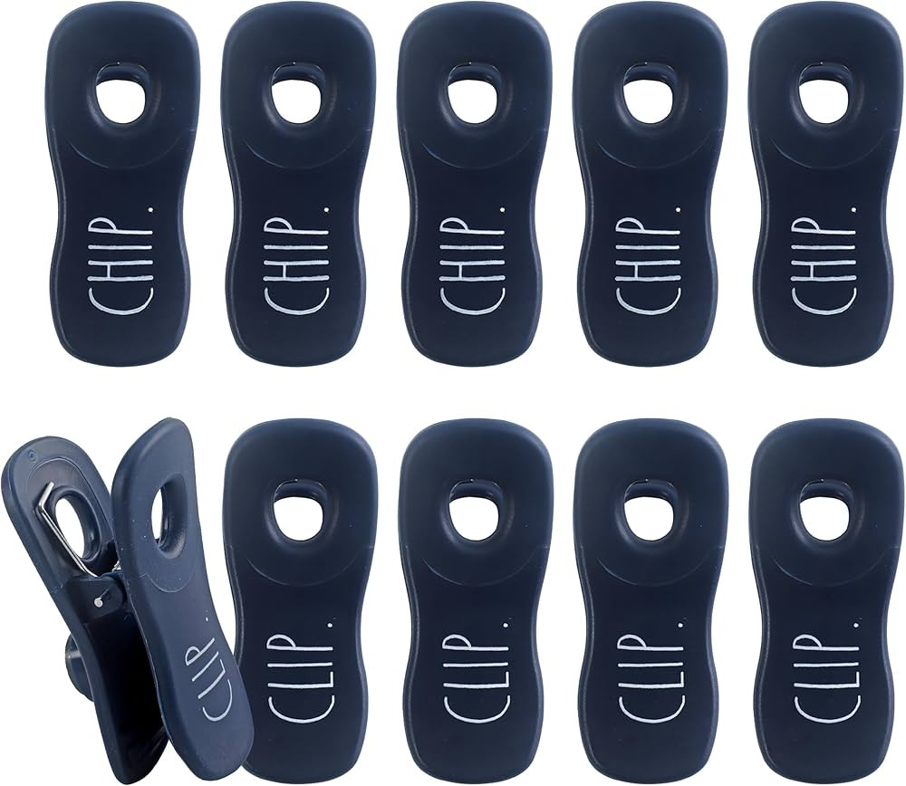 Rae Dunn Bag Clips with Magnet - Food Clips, Chip Clips, Bag Clips for Food Storage with Air Tigh... | Amazon (US)