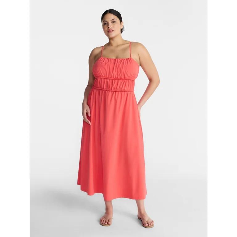 Avia Women's and Women's Plus FeatherStretch Sleeveless Maxi Dress, Sizes XS-4X | Walmart (US)