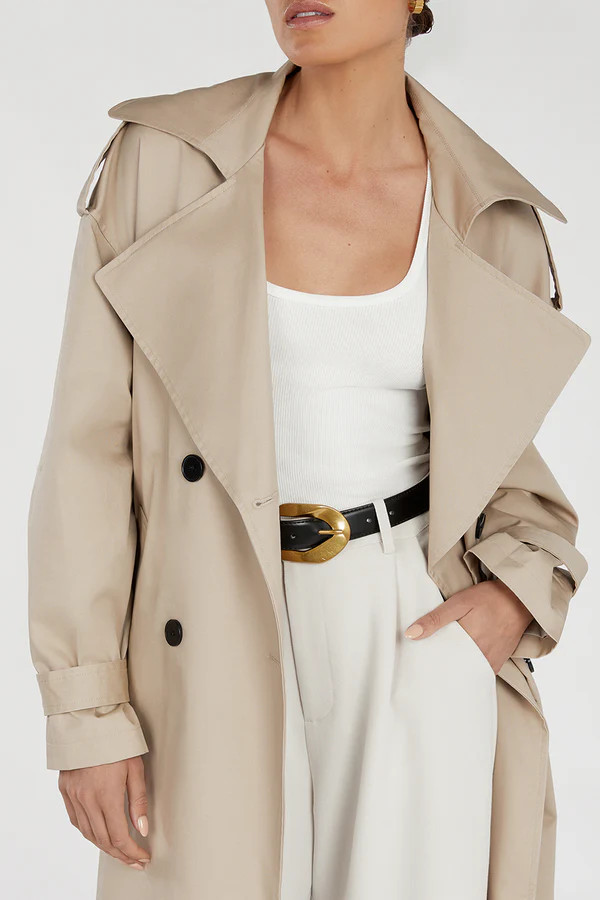 CAMERON STONE TRENCH COAT | DISSH