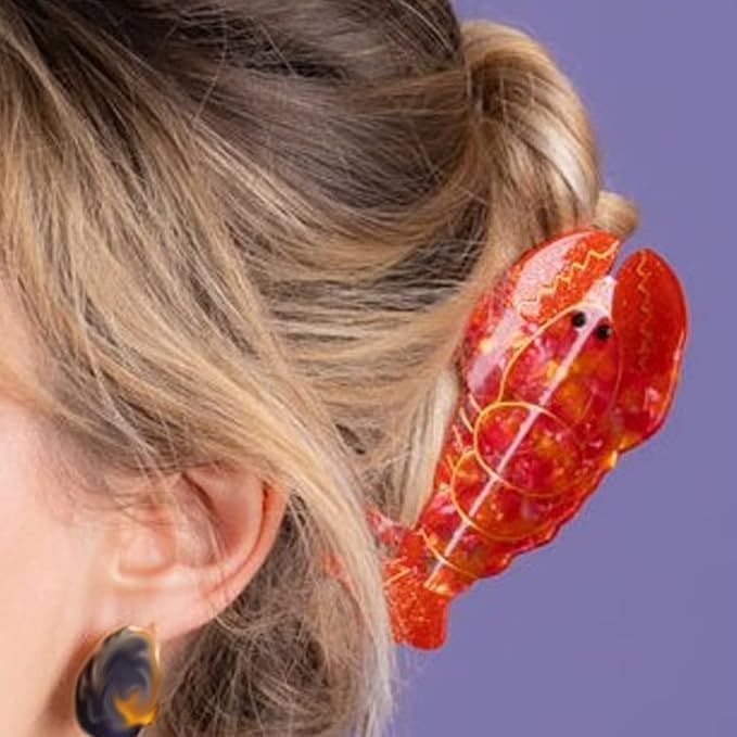 OMG Decor Lobster Claw Clip,Acetate Hair Clips,Small Claw Clips for Women | Amazon (US)